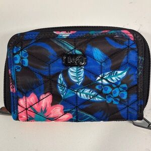 Lug Resort Black Rodeo Zip Wallet